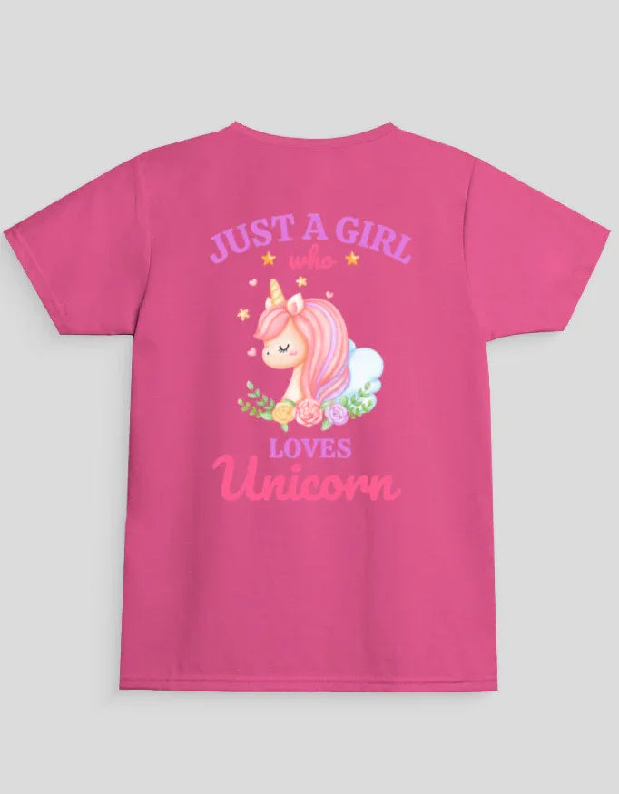 Unicorn Graphic T-Shirt for Girl's - Not So Suttle