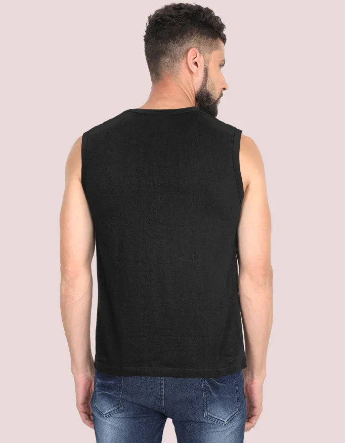 Men's Solid Sleeveless T-Shirt - Not So Suttle