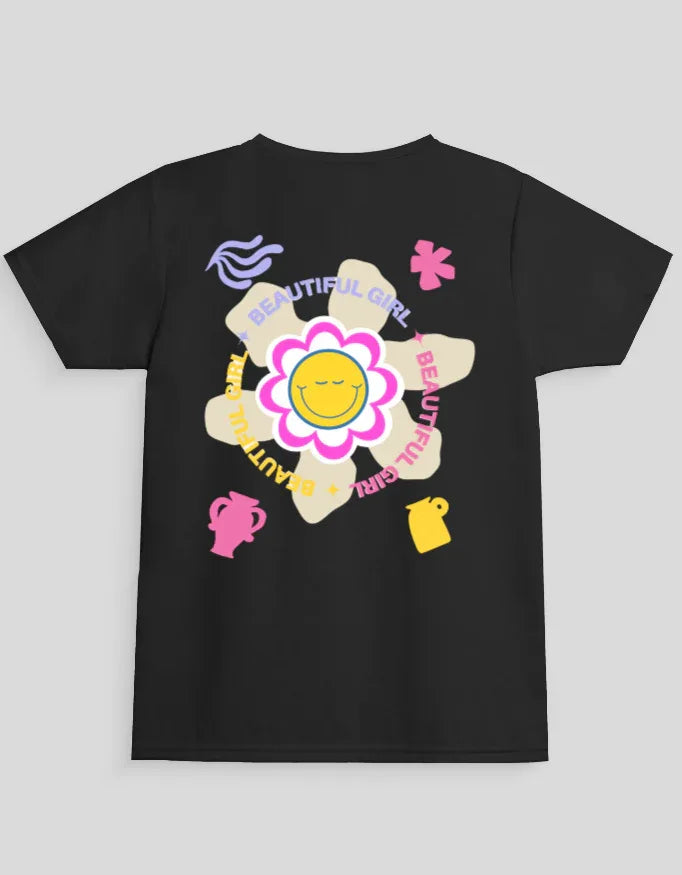 Beautiful Girl Graphic T-Shirt for Girl's - Not So Suttle