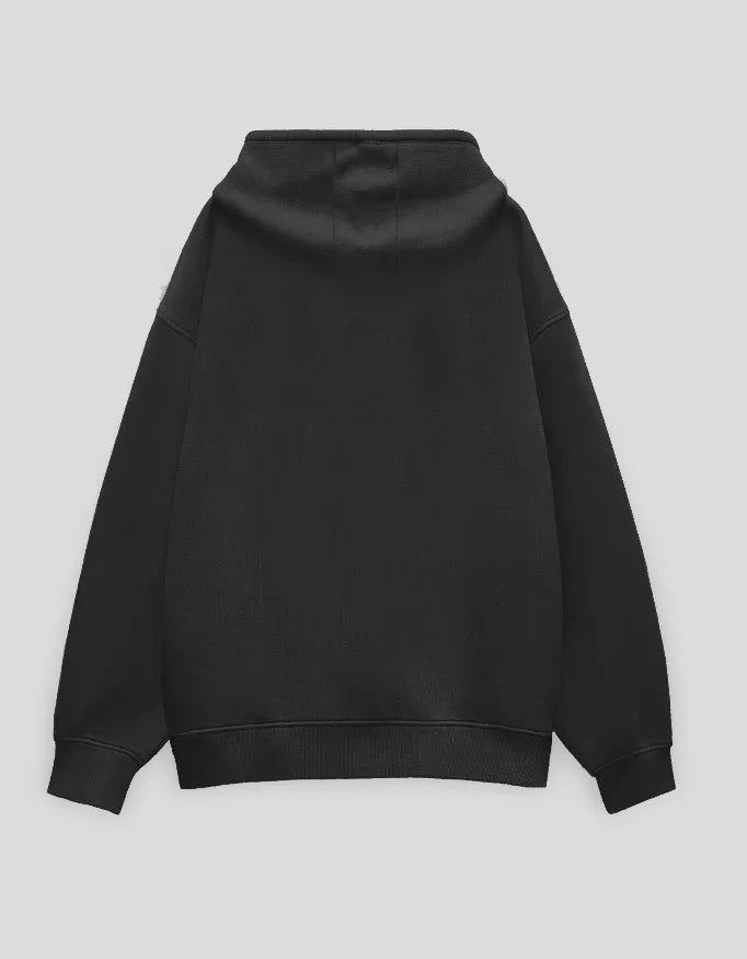 Black Oversized Hoodie for Men - Not So Suttle