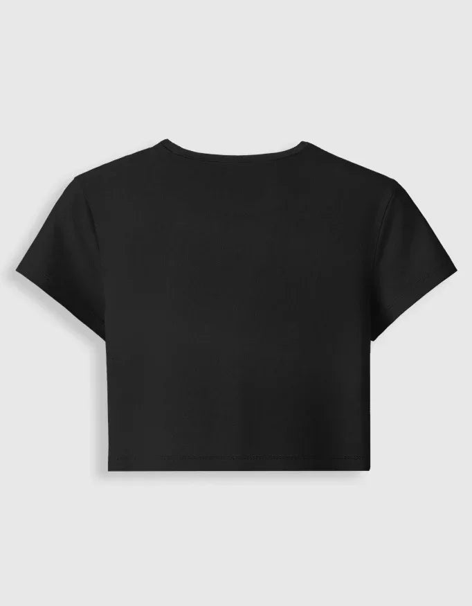 Unbeatable Graphic body-hugging fit Baby Tee for Women - Not So Suttle
