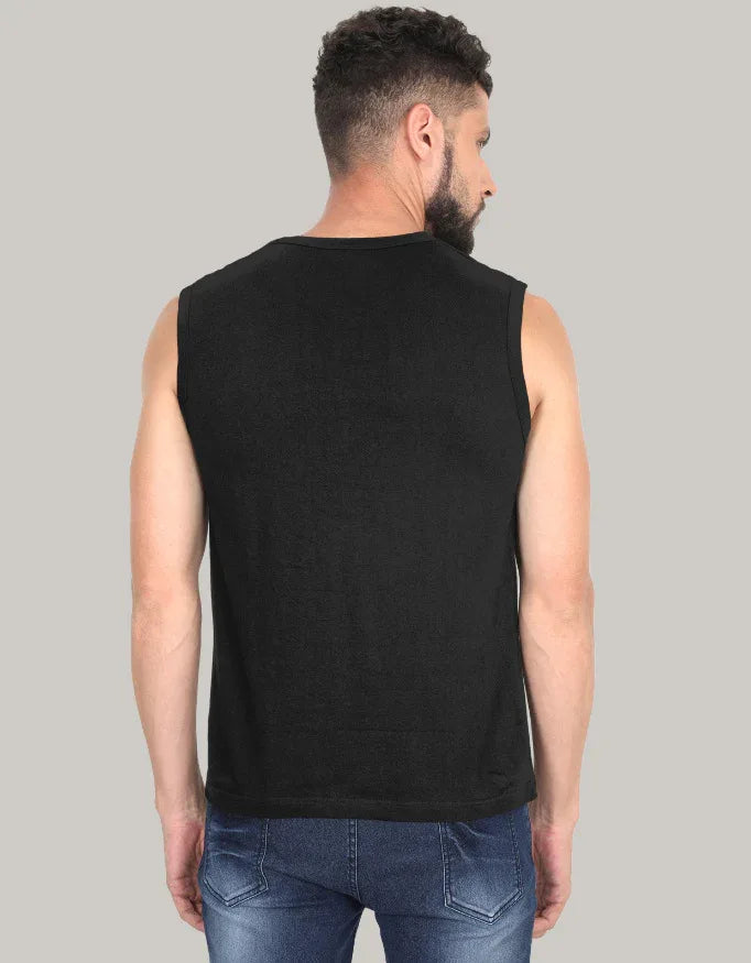 Men's Solid Sleeveless T-Shirt - Not So Suttle