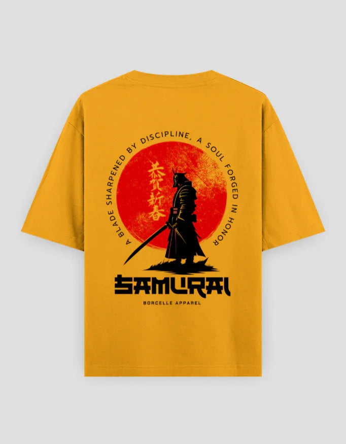 Samurai Graphic Oversized Classic T-Shirt for Men - Not So Suttle