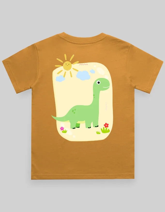 Dino Sun Graphics T-Shirt for Boys - Not So Suttle