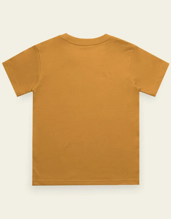 Boy's Crew Neck T-Shirt Yellow - Not So Suttle