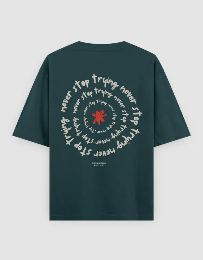 Never Stop Trying Oversized Classic T-Shirt for Women - Not So Suttle