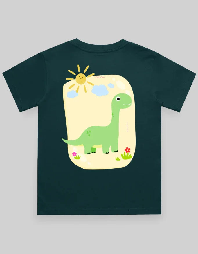 Dino Sun Graphics T-Shirt for Boys - Not So Suttle