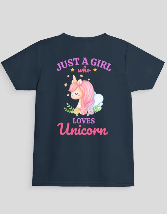 Unicorn Graphic T-Shirt for Girl's - Not So Suttle