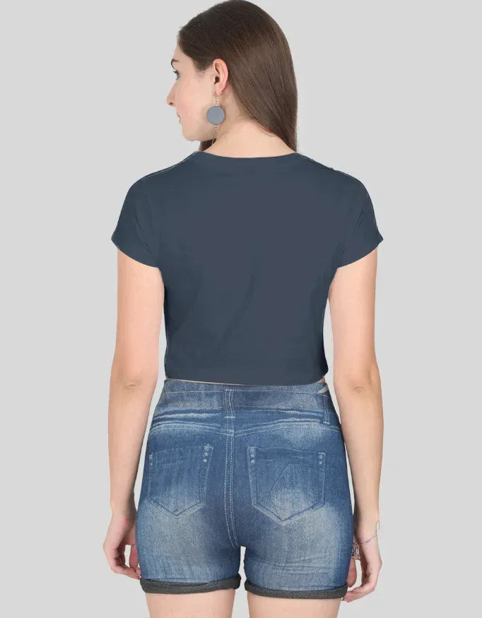 Awesome Graphic Crop Top for Women - Not So Suttle