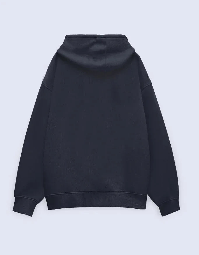 Navy Blue Oversized Hoodie for Men - Not So Suttle