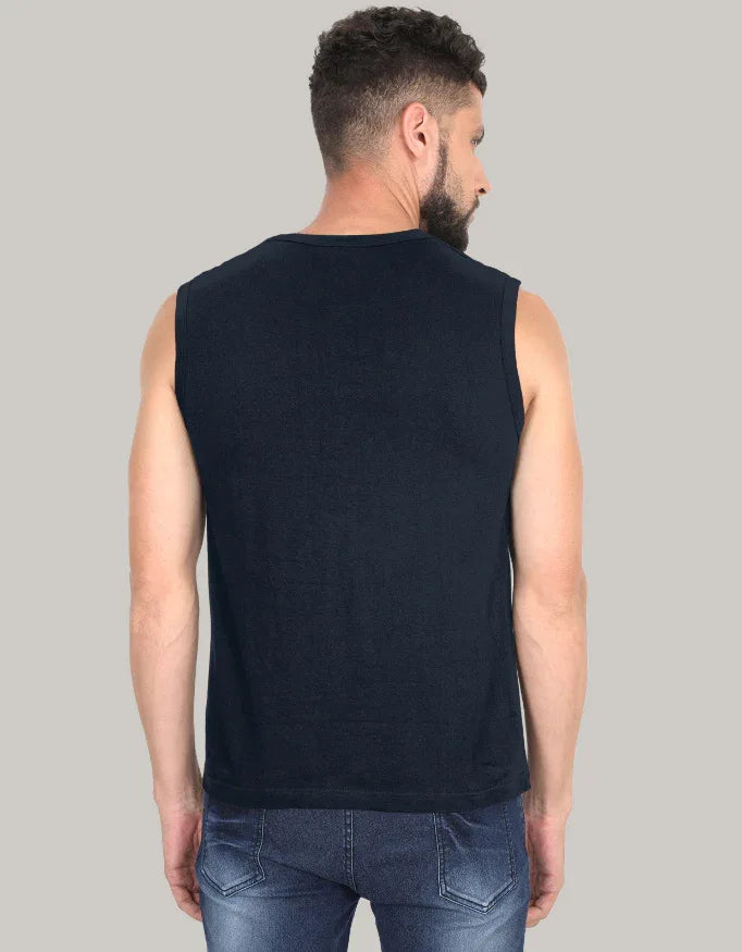 Men's Solid Sleeveless T-Shirt - Not So Suttle