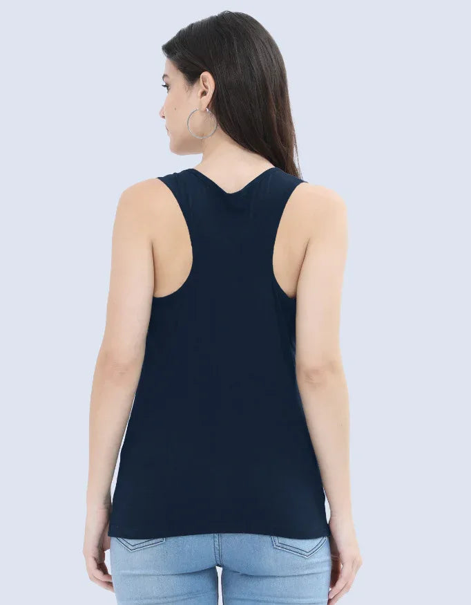 Navy Blue Tank Top - Not So Suttle