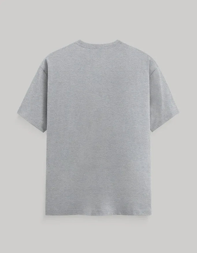 Solid Grey Plus Size Classic Crew T-Shirt for Men - Not So Suttle