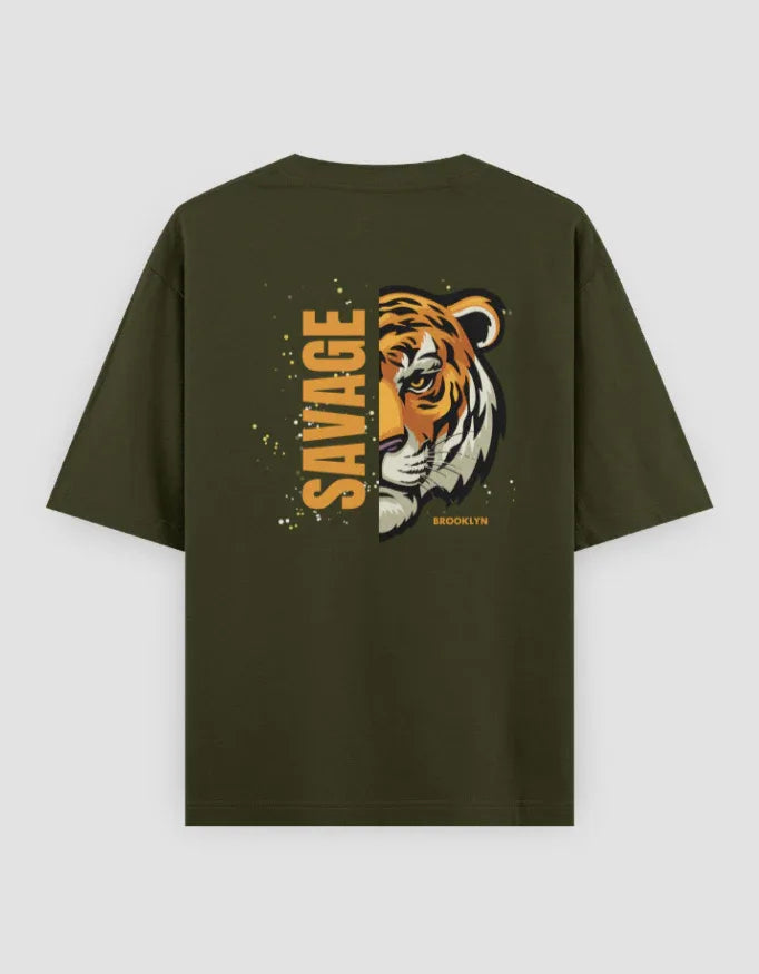 Savage Graphic Oversized Classic T-Shirt for Women - Not So Suttle