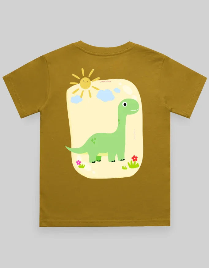 Dino Sun Graphics T-Shirt for Boys - Not So Suttle