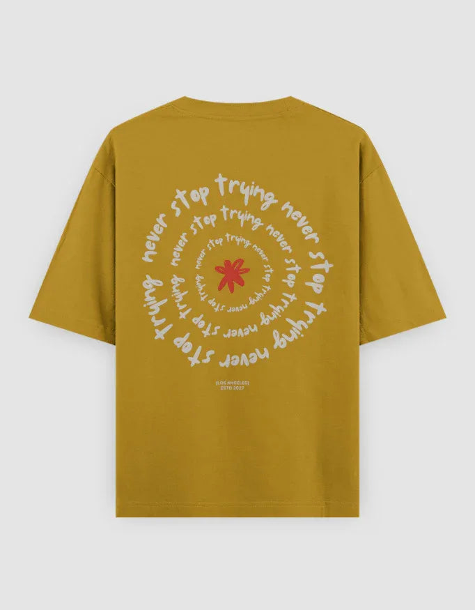 Never Stop Trying Oversized Classic T-Shirt for Women - Not So Suttle