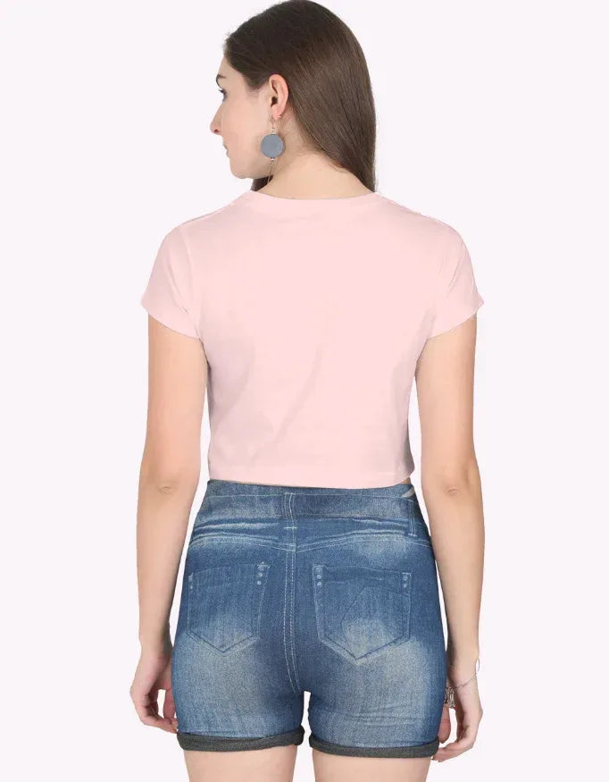 Baby Pink Crop Top - Not So Suttle