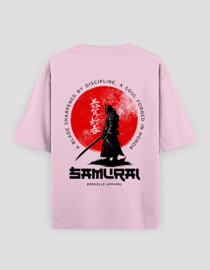 Samurai Graphic Oversized Classic T-Shirt for Men - Not So Suttle