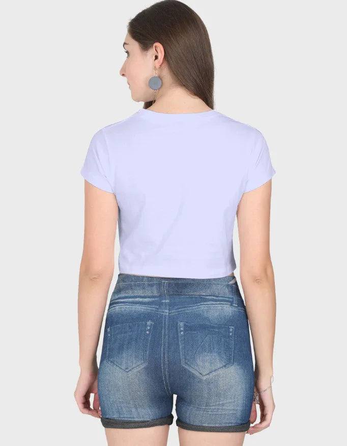 Dream Lika a Unicorn Graphic Crop Top for Women - Not So Suttle