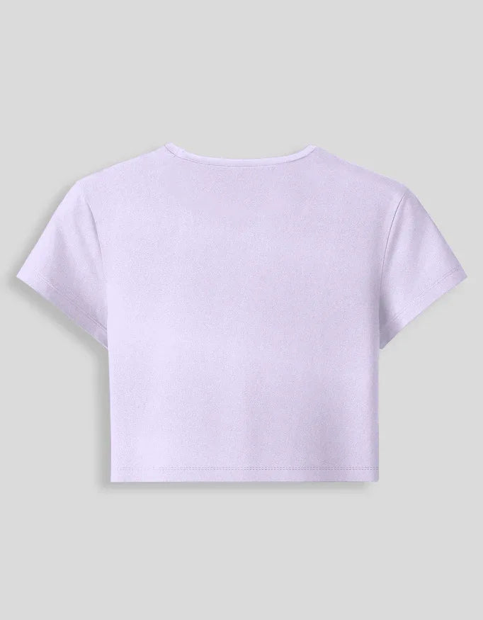 Positive Graphic body-hugging fit Baby Tee for Women - Not So Suttle