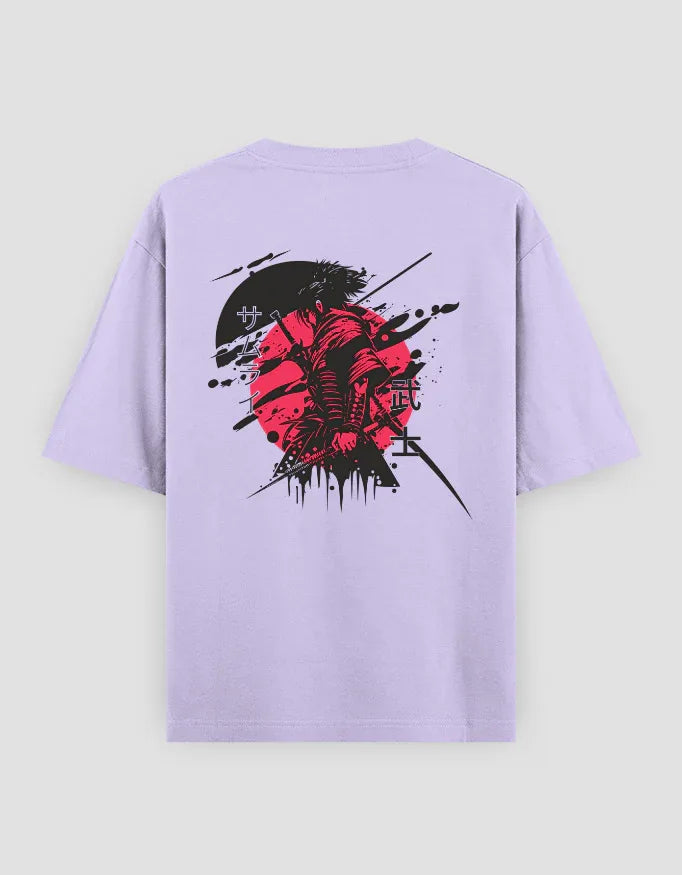 Samurai Sword Graphic Oversized Classic T-Shirt for Men - Not So Suttle