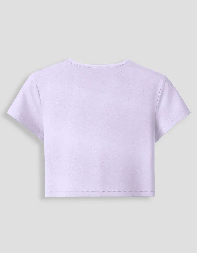 Yes You Can Graphic body-hugging fit Baby Tee for Women - Not So Suttle