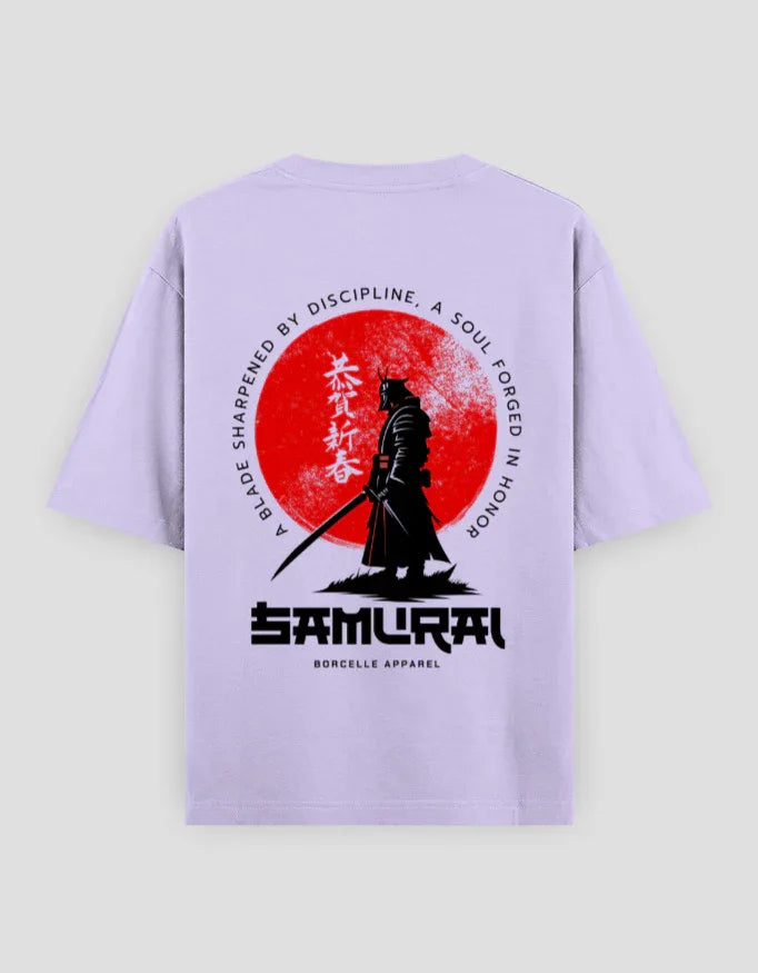 Samurai Graphic Oversized Classic T-Shirt for Men - Not So Suttle