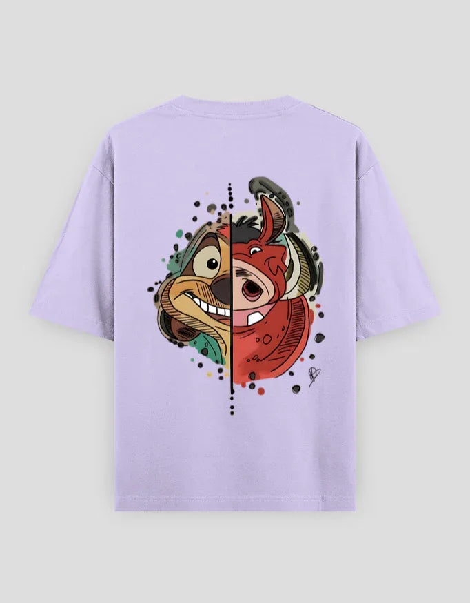 Hakuna Matata Graphic Oversized Classic T-Shirt for Men - Not So Suttle