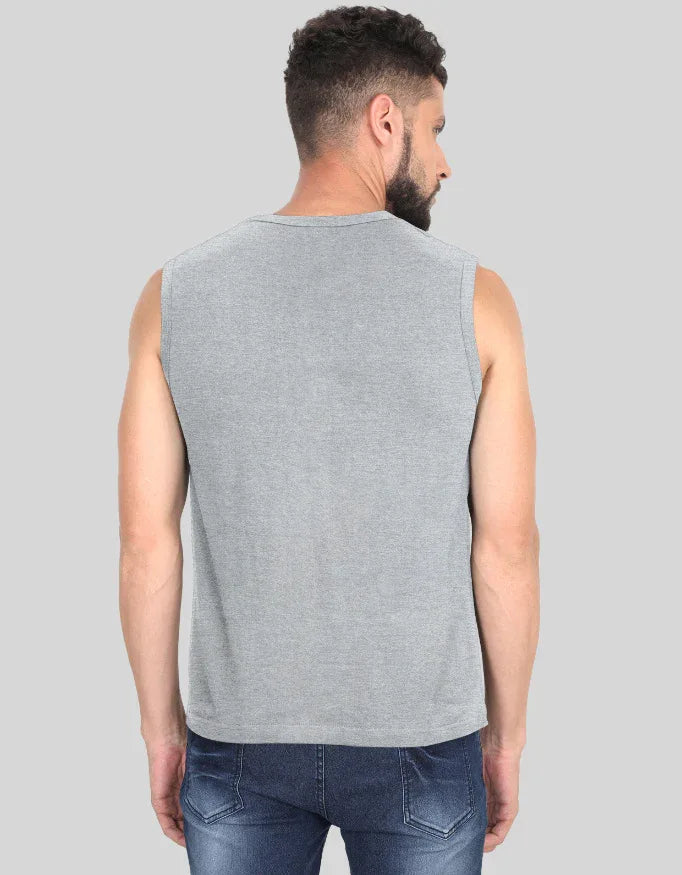 Hustle Graphic Sleeveless T-Shirt for Men - Not So Suttle