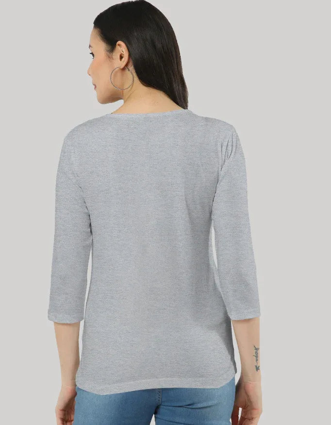 White and Grey Long Sleeve Tee - Not So Suttle