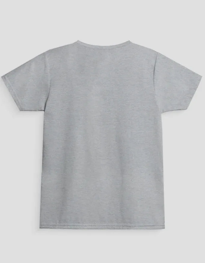 Girl's Crew Neck T-Shirt Grey - Not So Suttle