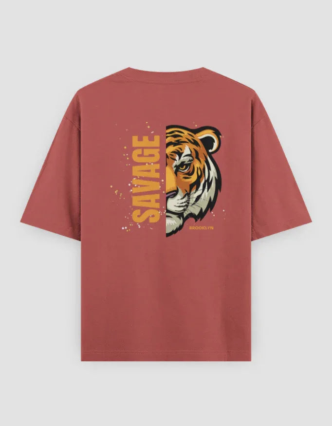 Savage Graphic Oversized Classic T-Shirt for Women - Not So Suttle