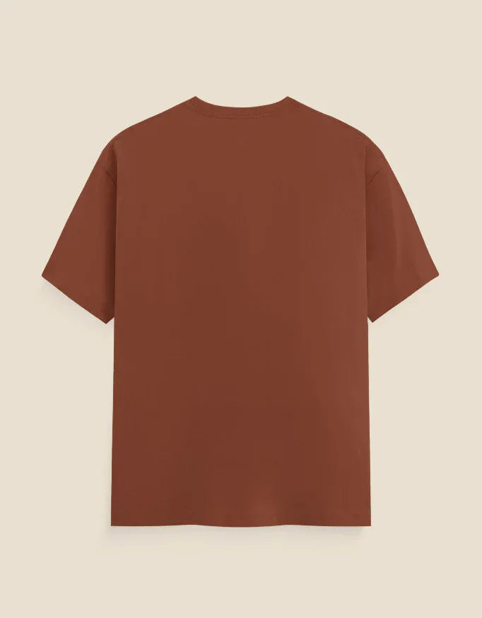 Solid Copper Plus Size Classic Crew T-Shirt for Men - Not So Suttle