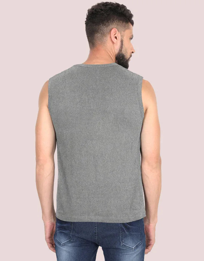 Men's Solid Sleeveless T-Shirt - Not So Suttle
