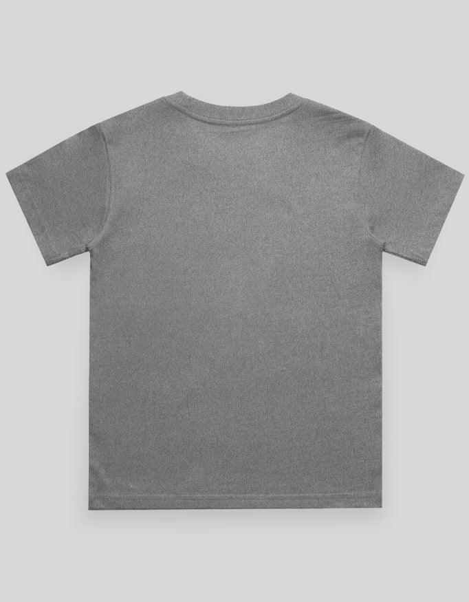 Boy's Crew Neck T-Shirt Grey - Not So Suttle