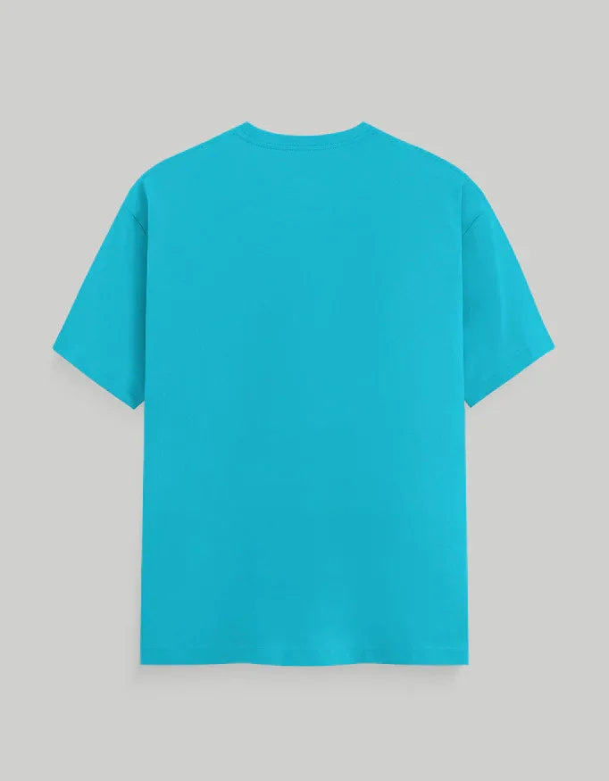 Solid Sky Blue Classic Crew T-Shirt for Men - Not So Suttle