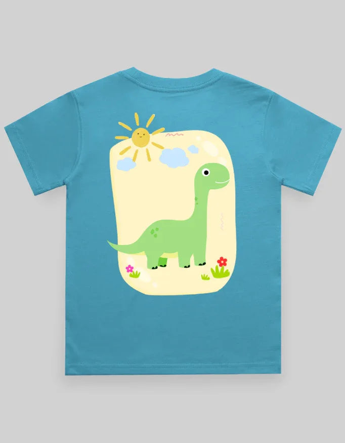 Dino Sun Graphics T-Shirt for Boys - Not So Suttle
