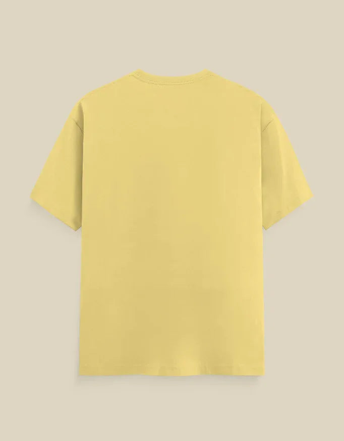 Solid Yellow Classic Crew T-Shirt for Men - Not So Suttle