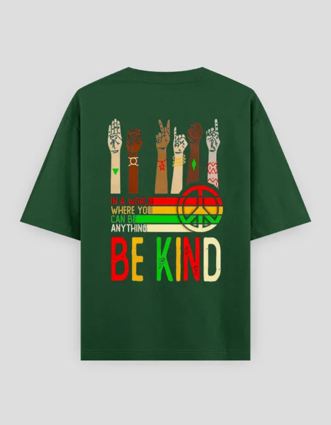 Be Kind Graphic Oversized Classic T-Shirt for Men - Not So Suttle