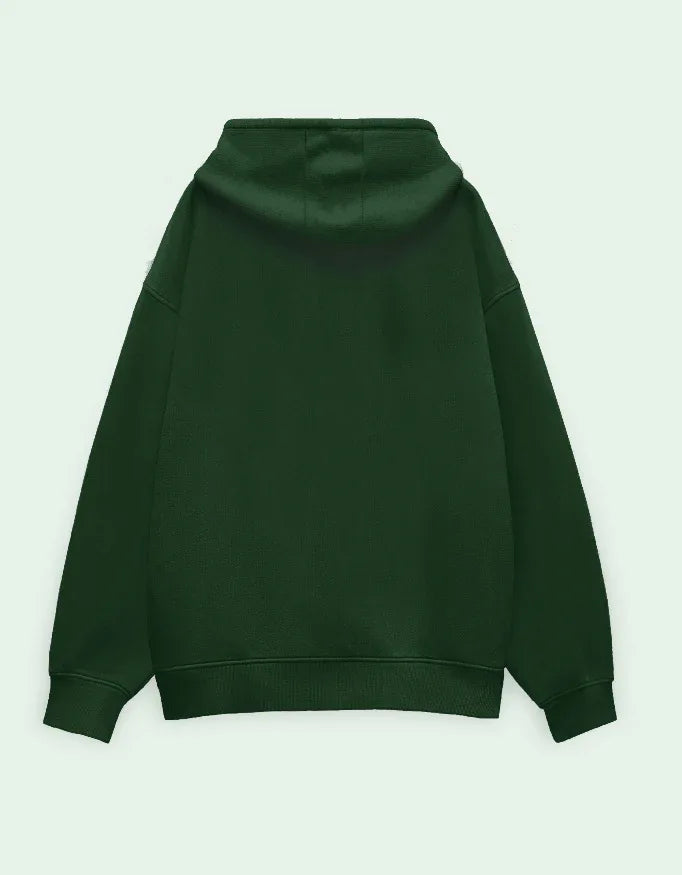Bottle Green Oversized Hoodie for Men - Not So Suttle