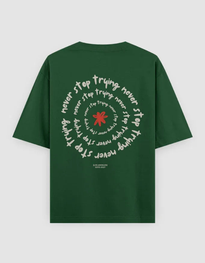Never Stop Trying Oversized Classic T-Shirt for Women - Not So Suttle