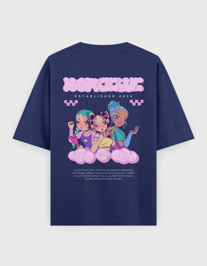 Borocelle Graphic Oversized Classic T-Shirt for Women - Not So Suttle