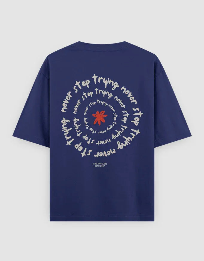 Never Stop Trying Oversized Classic T-Shirt for Women - Not So Suttle