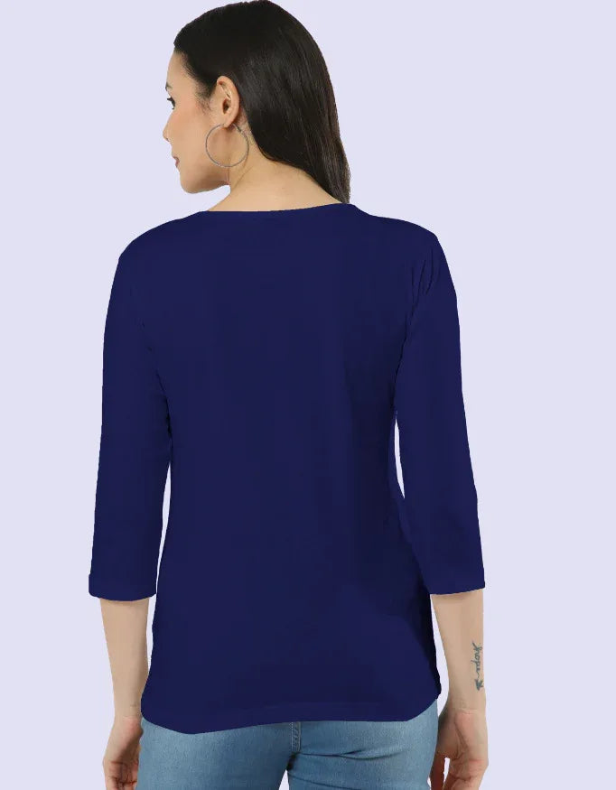 Royal Blue Long Sleeve Tee - Not So Suttle
