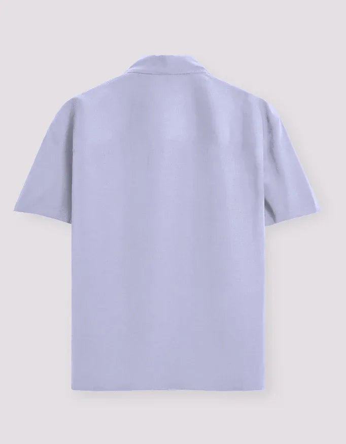 Solid Lavender Oversized Shirt for Men - Not So Suttle