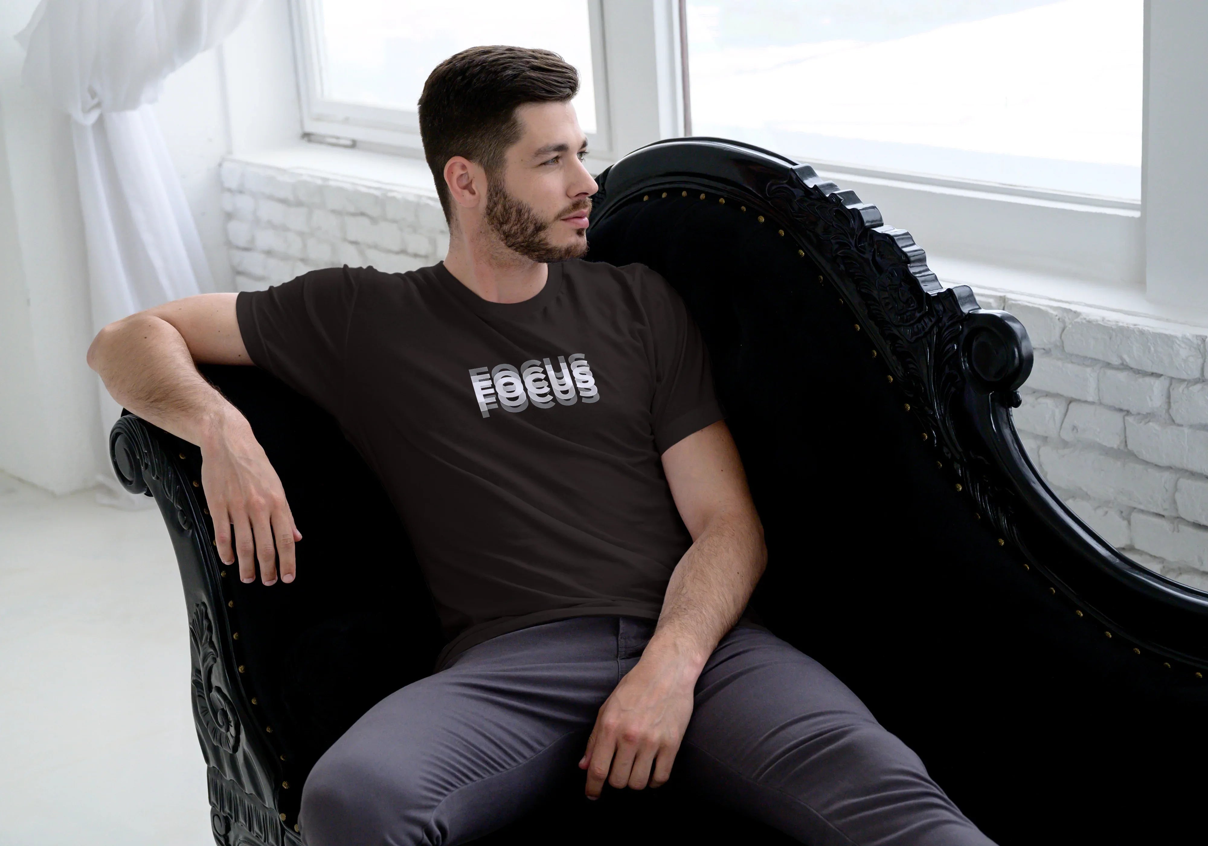 Focus Graphic T-Shirt for Men - Not So Suttle