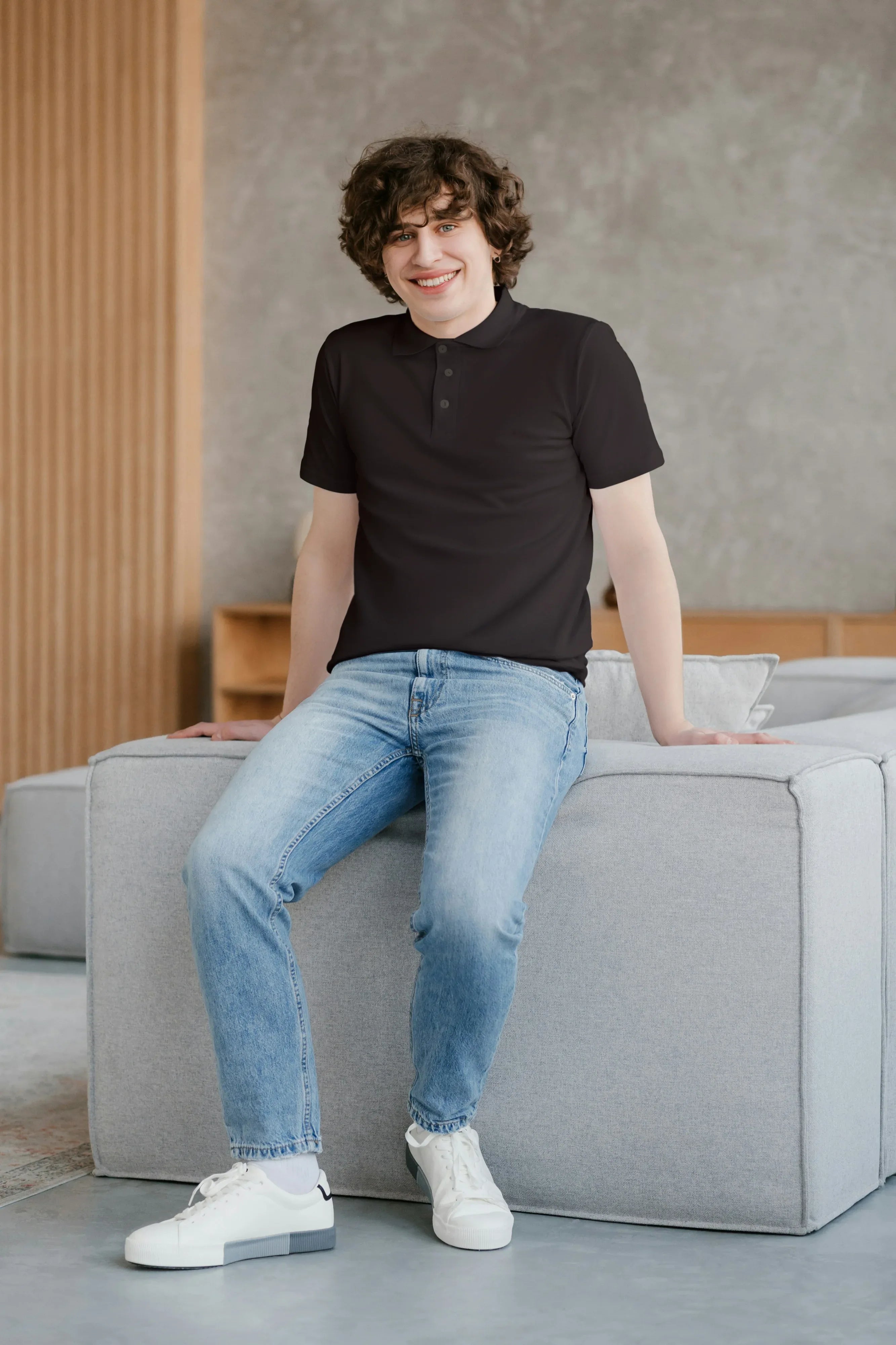 Men's Solid Polo T-Shirt - Not So Suttle