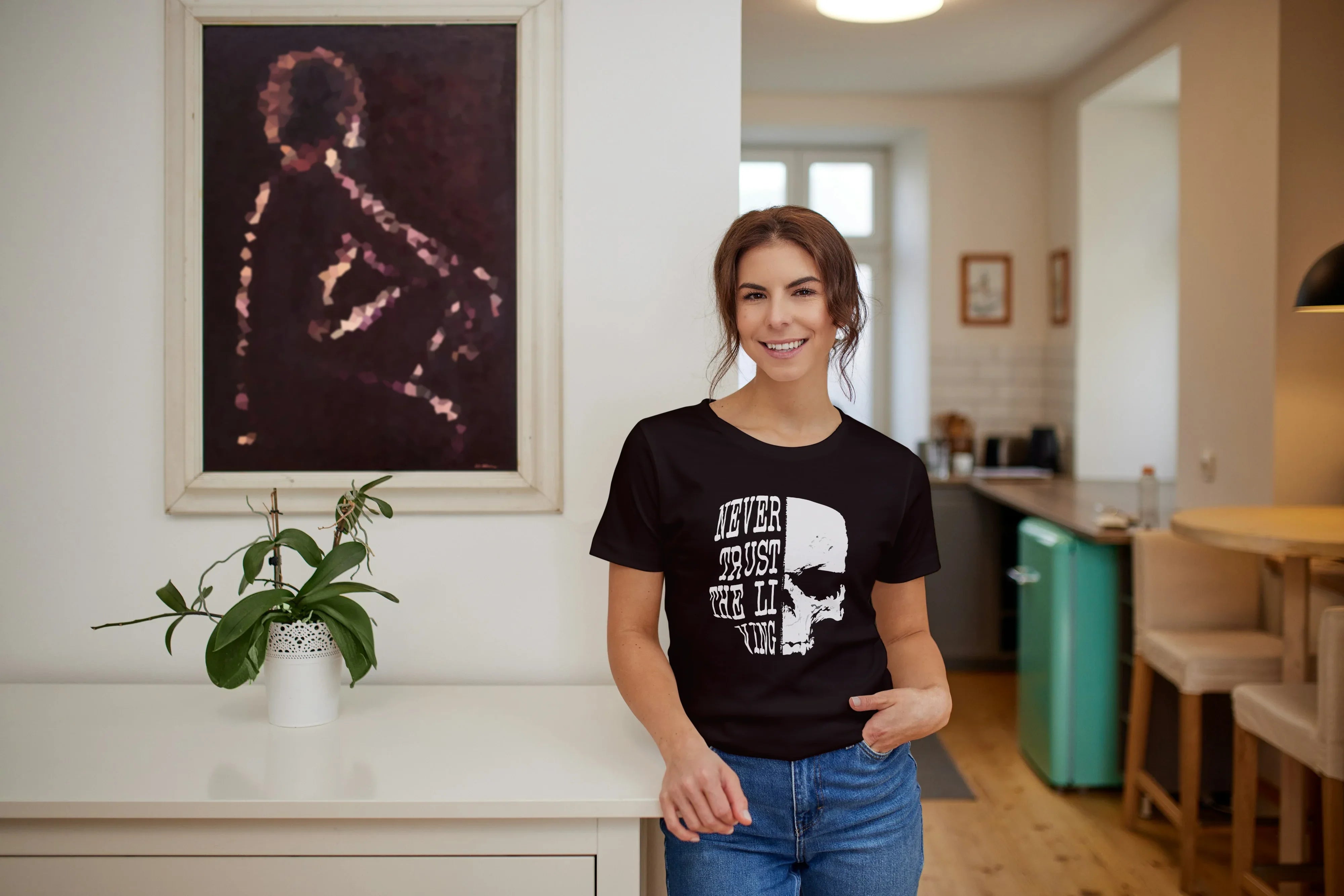 Never Trust the Living Graphic Classic T-Shirt for Women - Not So Suttle