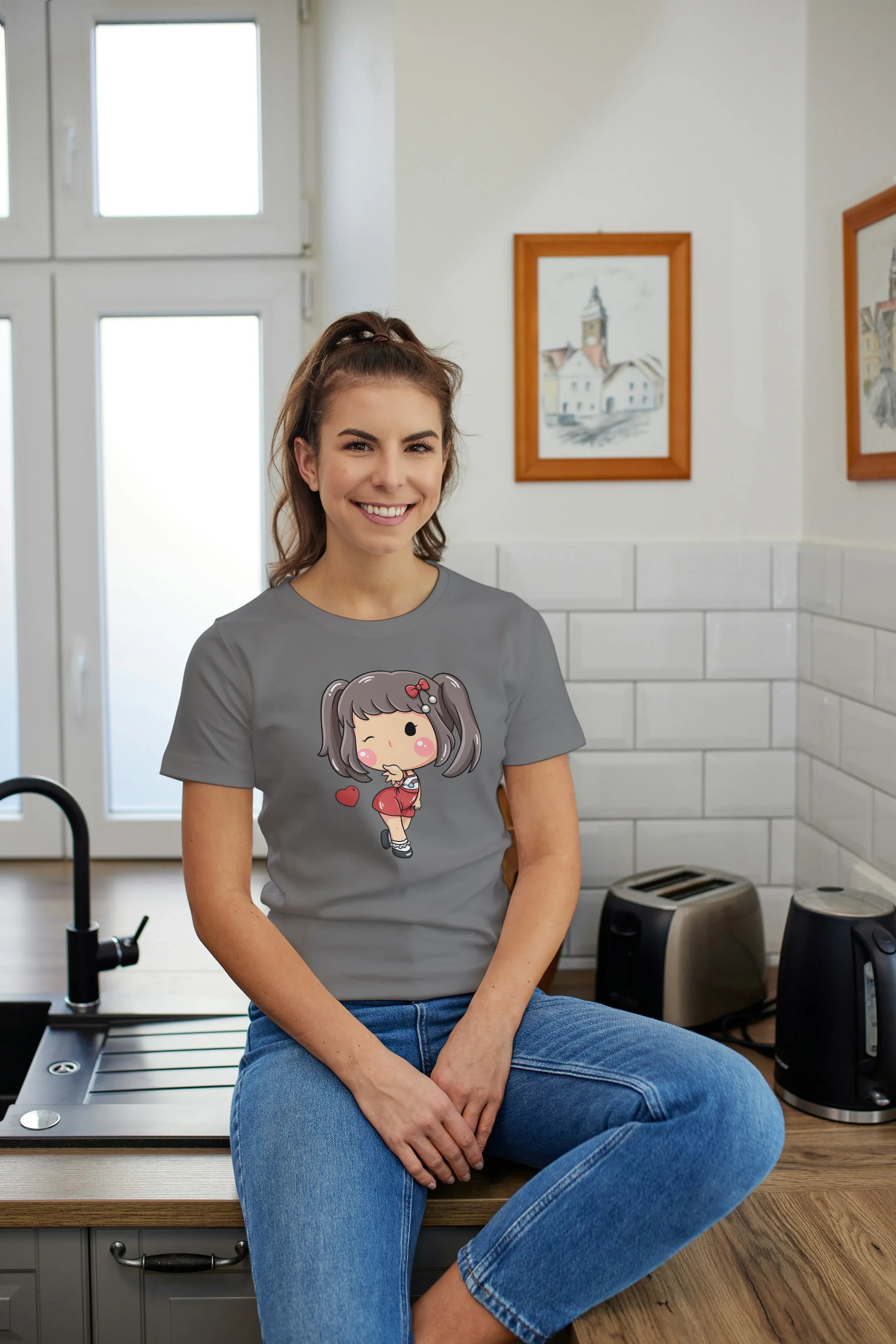 Girl Graphic Classic T-Shirt for Women - Not So Suttle