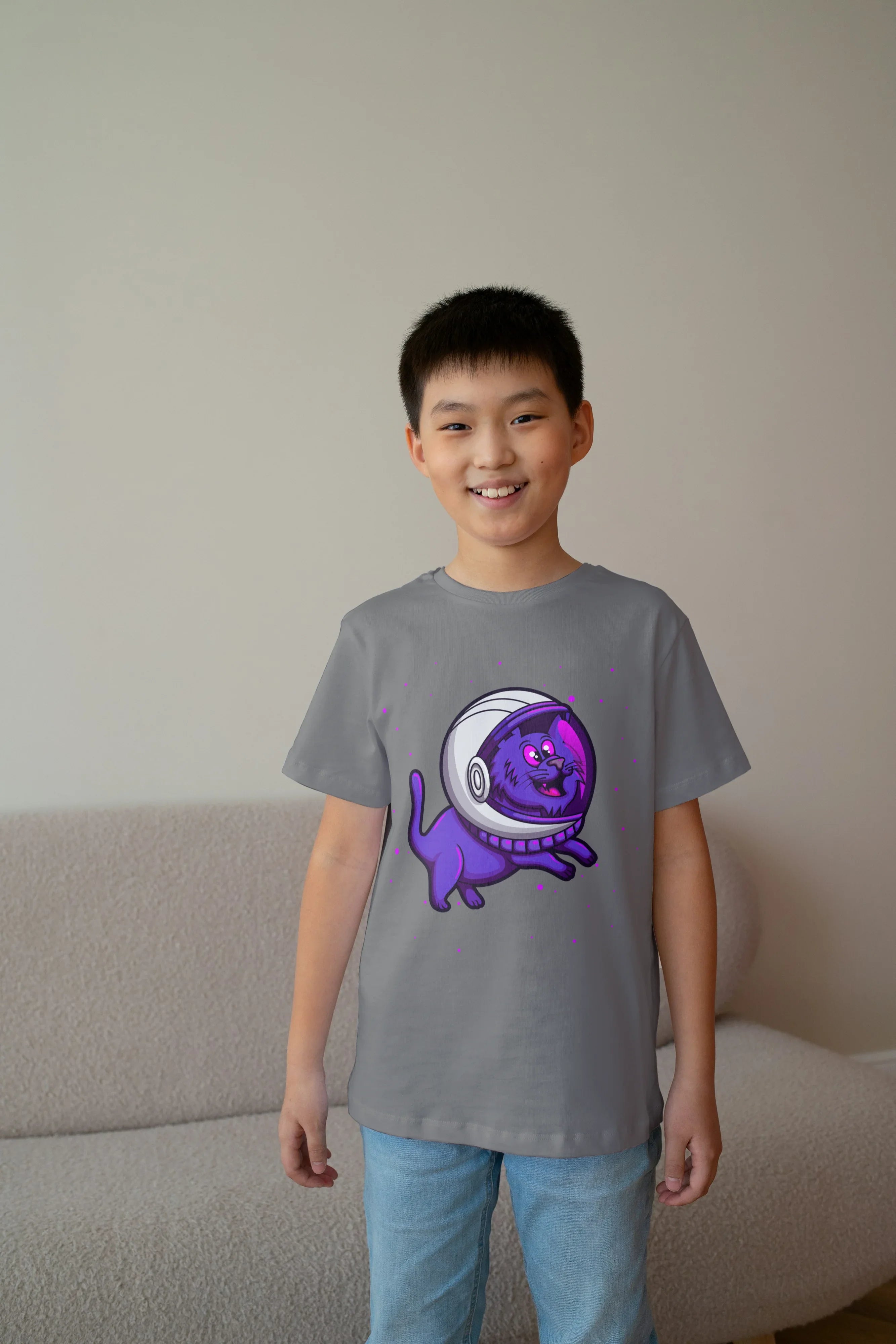 Space Dog Graphic T-Shirt for Boys - Not So Suttle